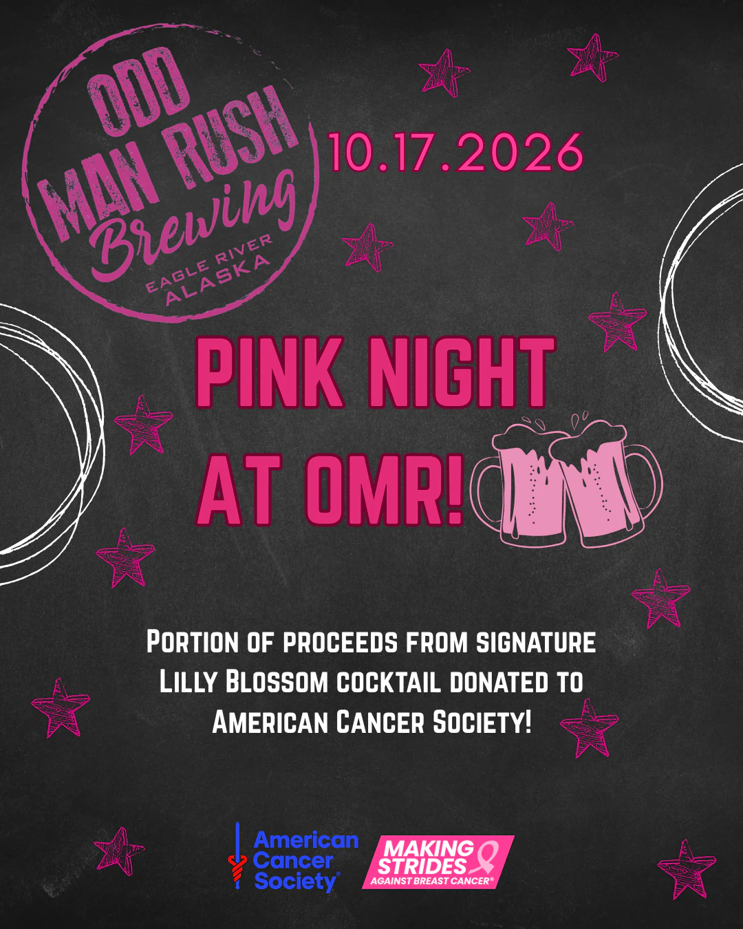 Making Strides Against Breast Cancer event artwork