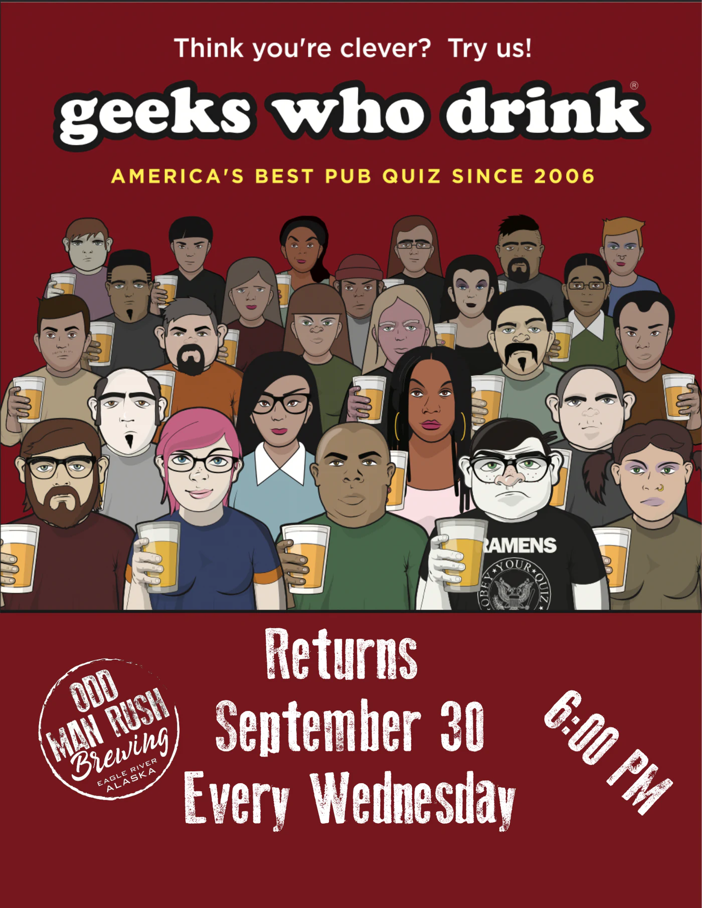 Geeks Who Drink Trivia event artwork