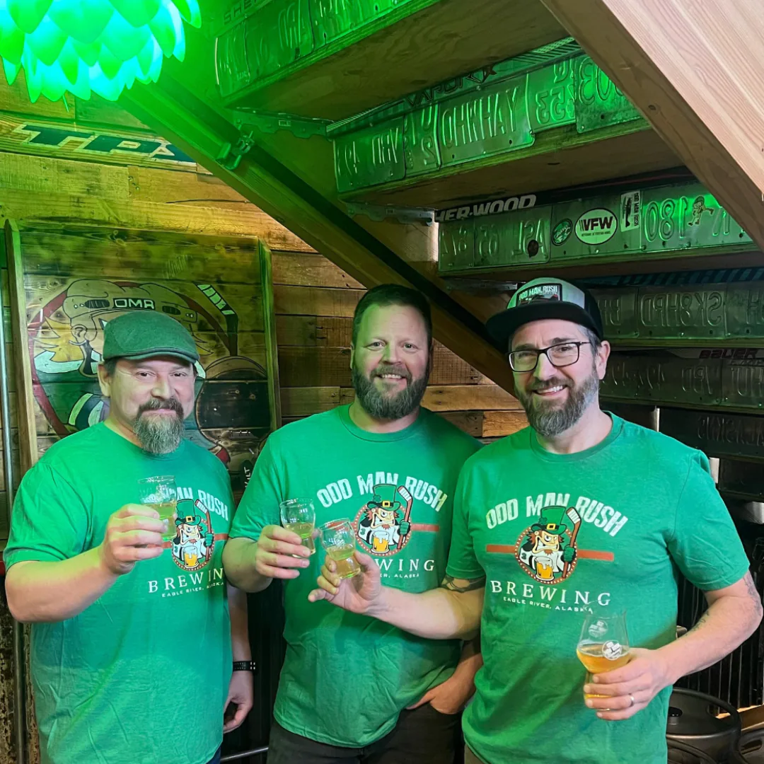 Odd Man Rush Brewing founders and brewery